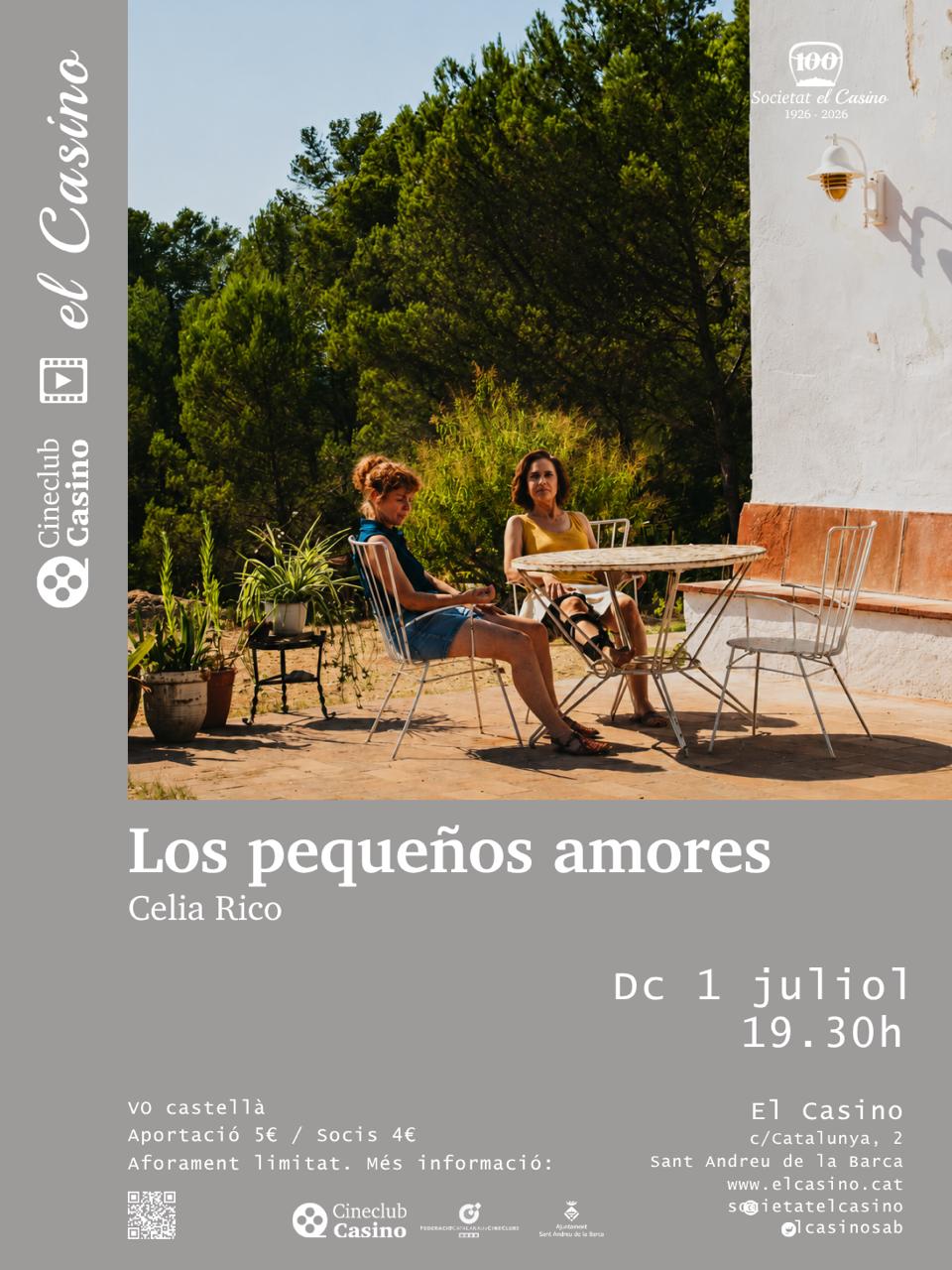 Projecció de la pel·lícula “Los pequeños amores”