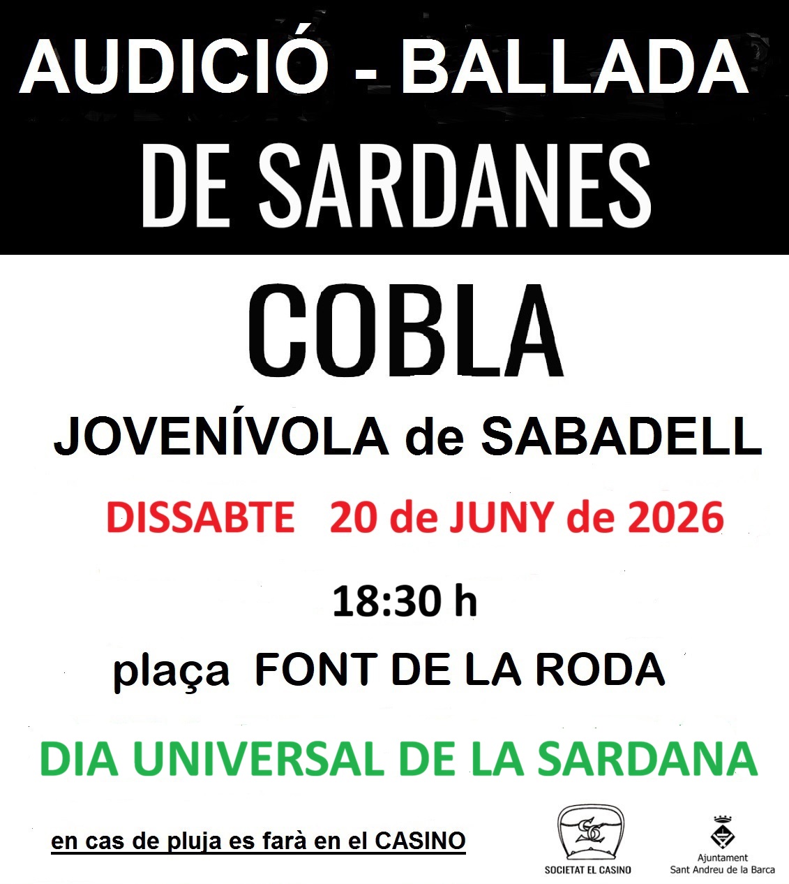 Ballada de Sardanes amb la Cobla Jovenívola