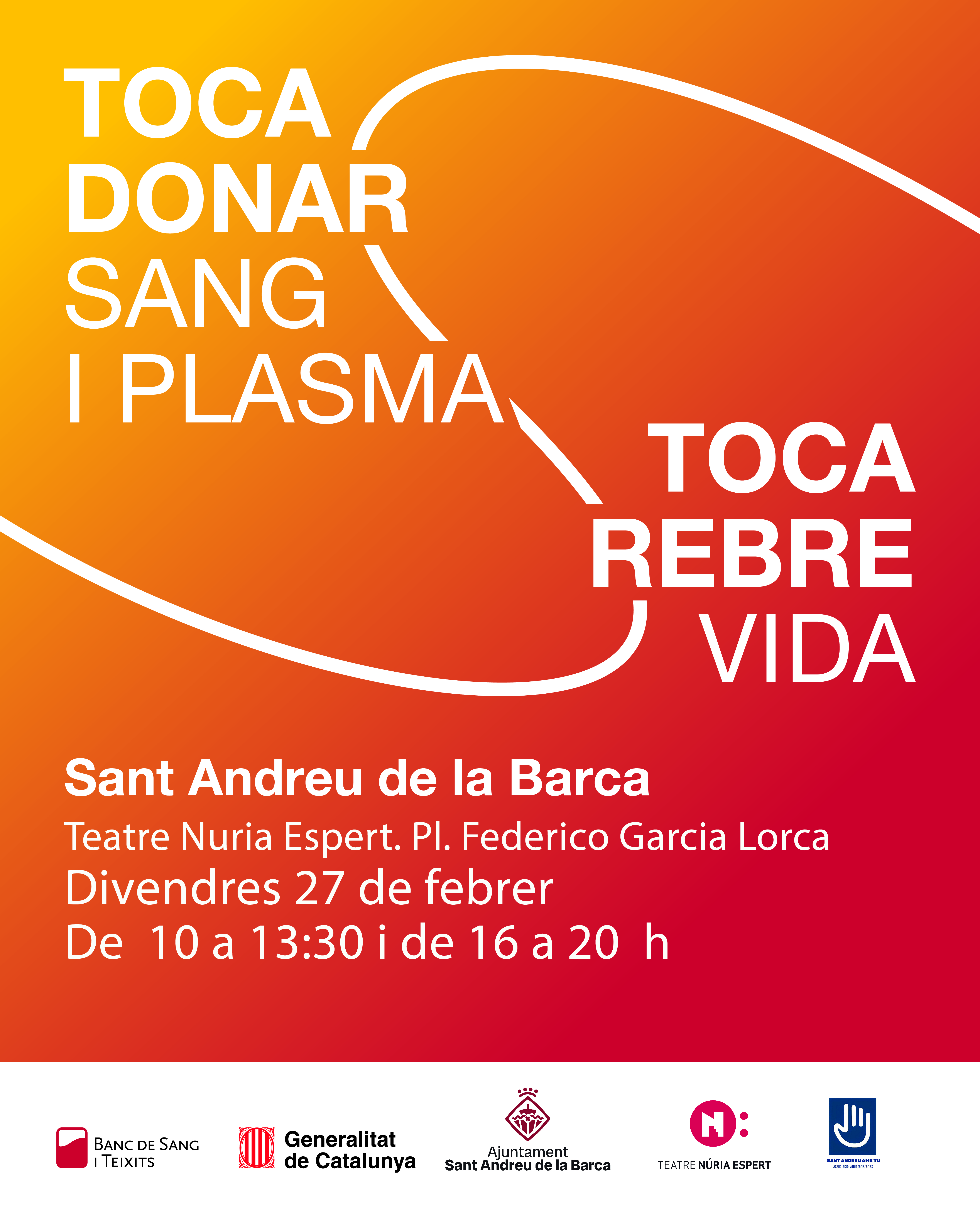 Toca donar sang i plasma, toca rebre vida