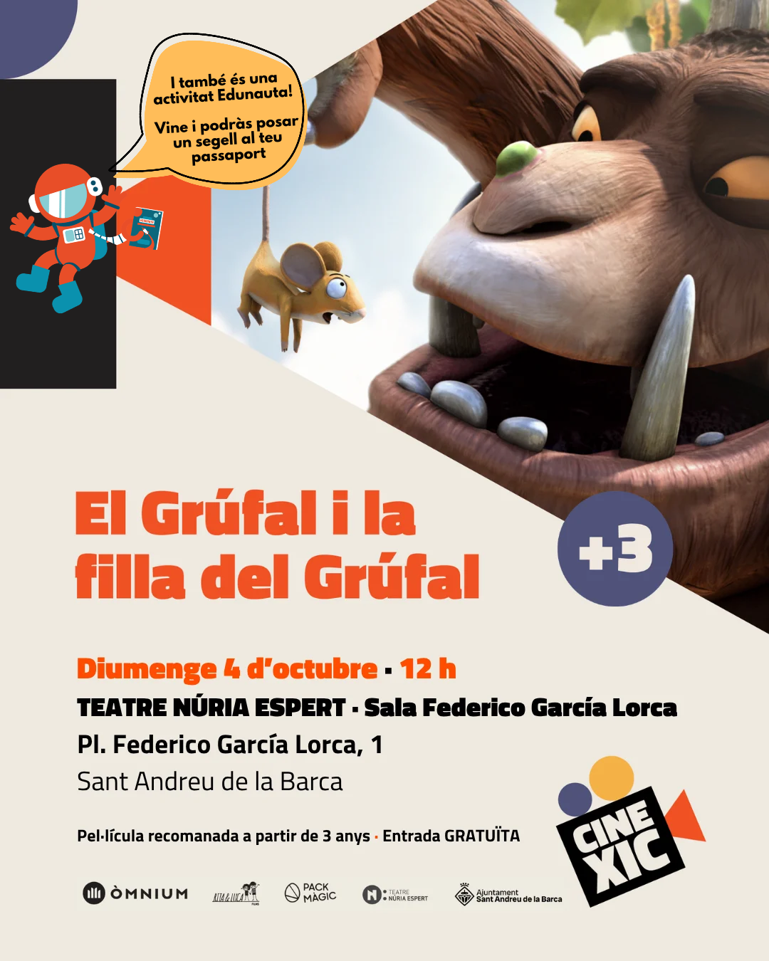 Imatge de la notícia: Torna el CineXic, el cicle gratuït de cinema infantil en català